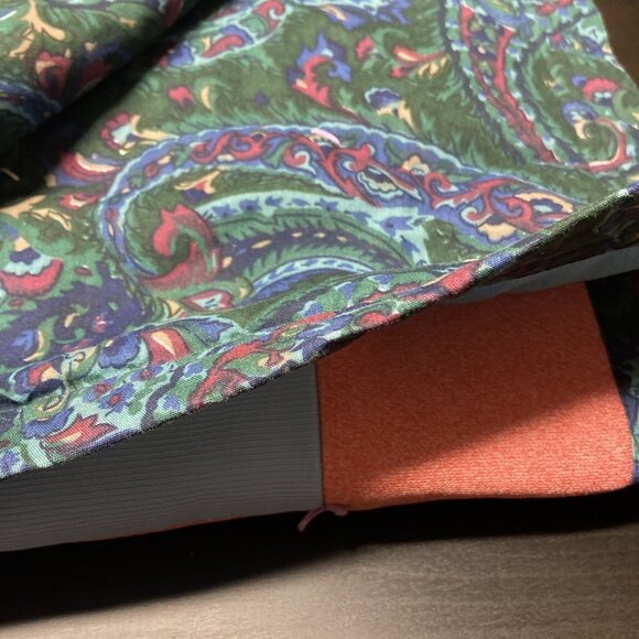 Block Square Quilt Colorful Homemade 80X66 Blanket - Picture 4 of 8